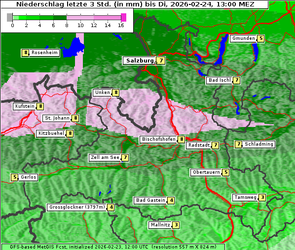 Niederschlag, 24. 2. 2026