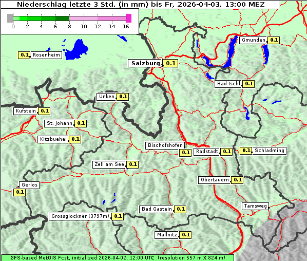 Niederschlag, 3. 4. 2026