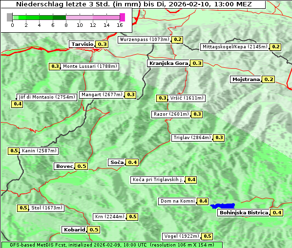 Niederschlag, 10. 2. 2026