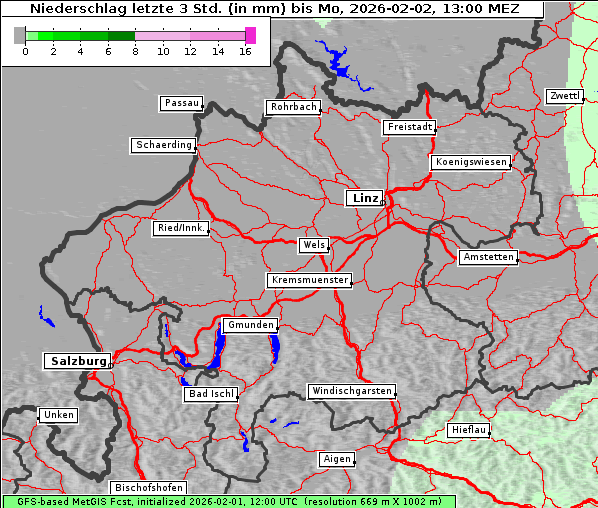 Niederschlag, 2. 2. 2026