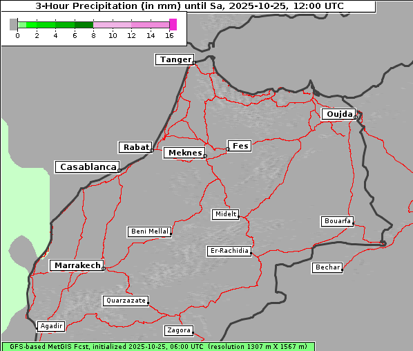 Niederschlag, 25. 10. 2025