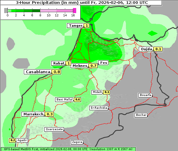 Niederschlag, 6. 2. 2026