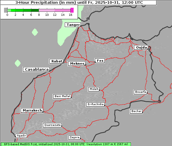 Niederschlag, 31. 10. 2025