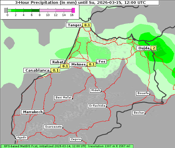 Niederschlag, 15. 3. 2026