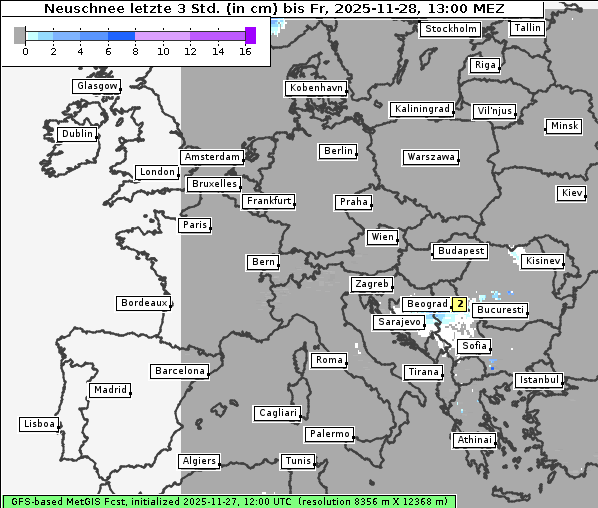 Neuschnee, 28. 11. 2025