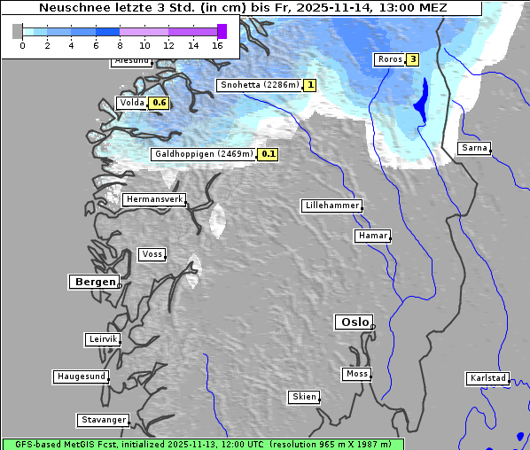 Neuschnee, 14. 11. 2025