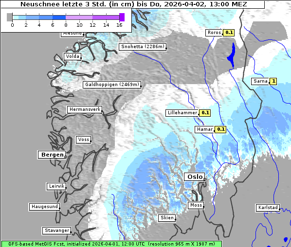 Neuschnee, 2. 4. 2026