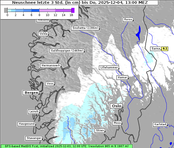 Neuschnee, 4. 12. 2025