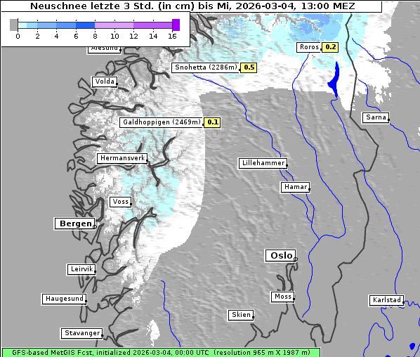 Neuschnee, 4. 3. 2026