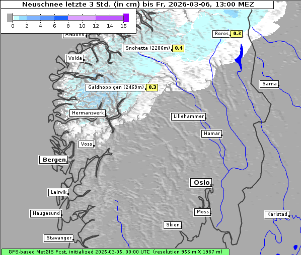 Neuschnee, 6. 3. 2026