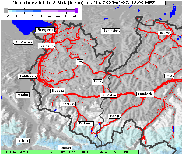 Neuschnee, 27. 1. 2025