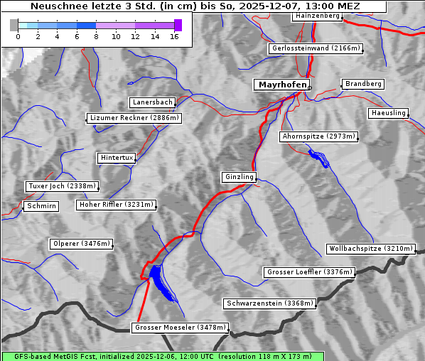 Neuschnee, 7. 12. 2025