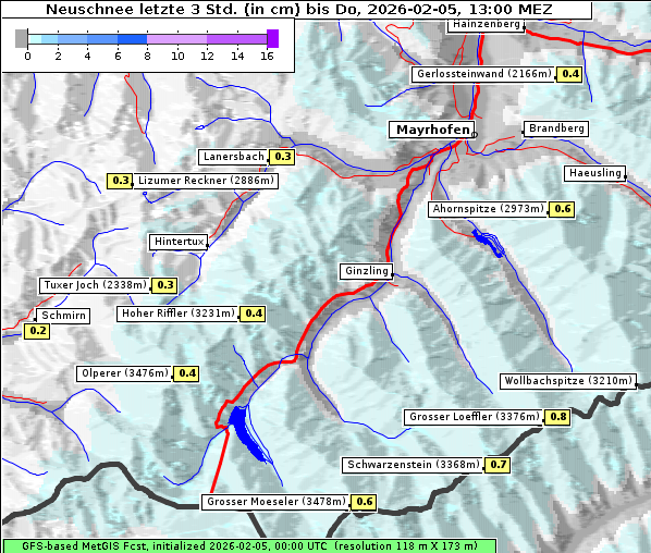 Neuschnee, 5. 2. 2026
