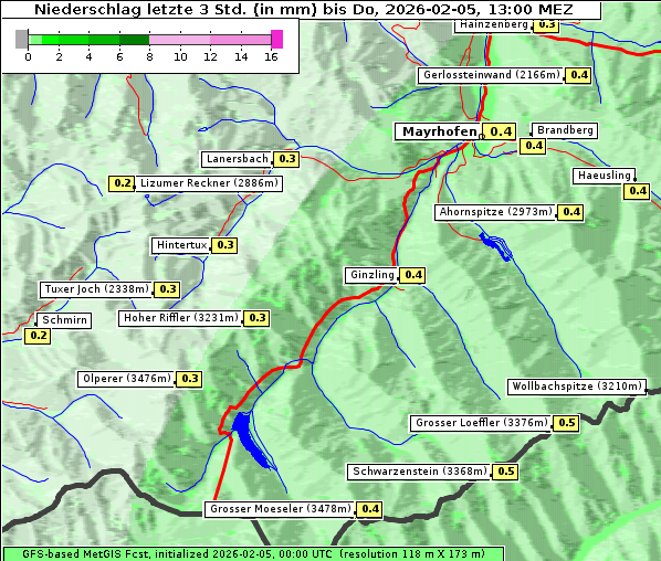 Niederschlag, 5. 2. 2026