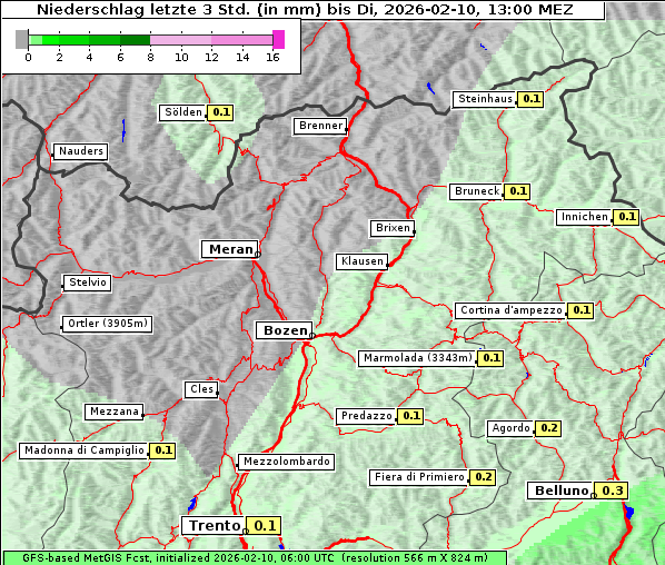 Niederschlag, 10. 2. 2026