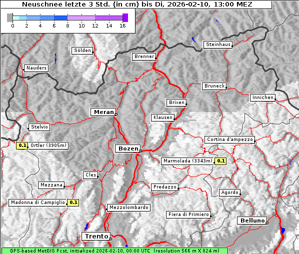 Neuschnee, 10. 2. 2026