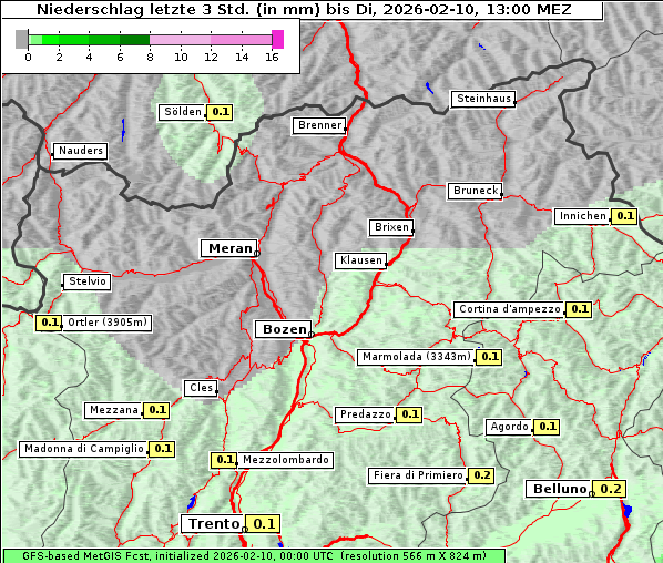 Niederschlag, 10. 2. 2026