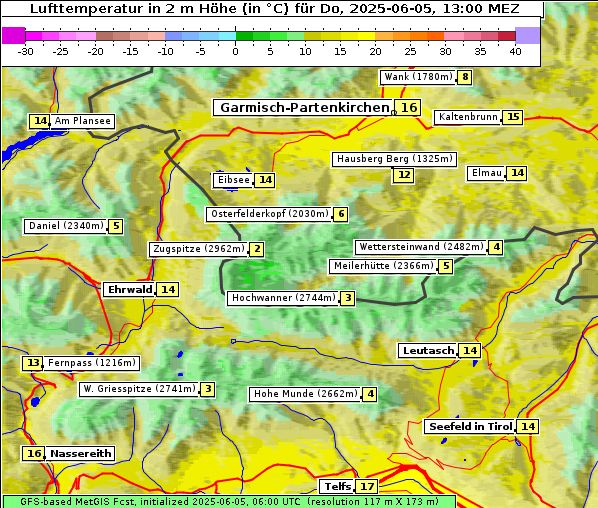 Temperatur, 5. 6. 2025