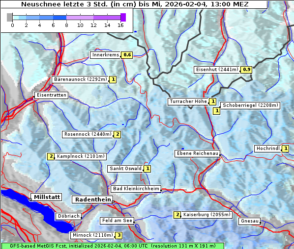 Neuschnee, 4. 2. 2026