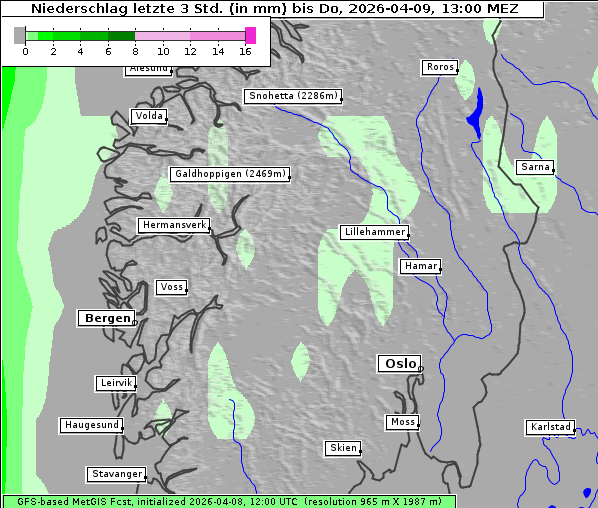 Niederschlag, 9. 4. 2026