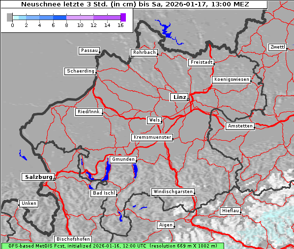 Neuschnee, 17. 1. 2026
