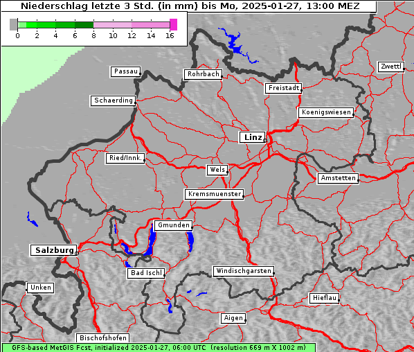 Niederschlag, 27. 1. 2025