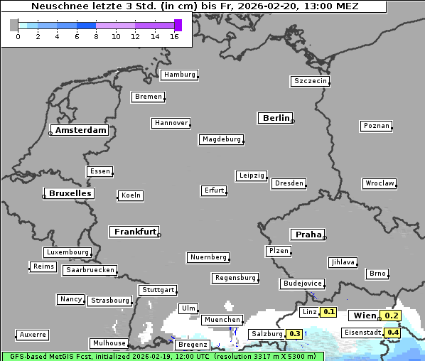 Neuschnee, 20. 2. 2026