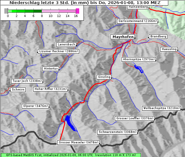 Niederschlag, 8. 1. 2026