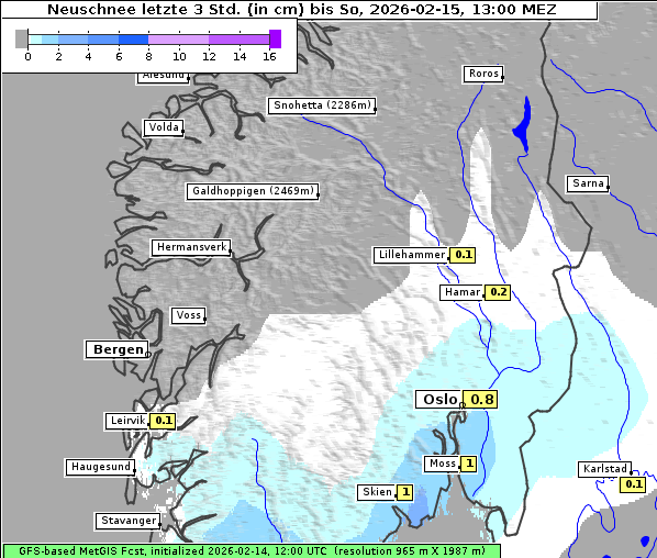 Neuschnee, 15. 2. 2026