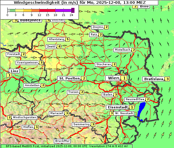 Wind, 8. 12. 2025
