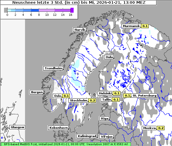 Neuschnee, 21. 1. 2026