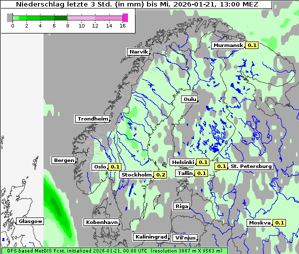 Niederschlag, 21. 1. 2026
