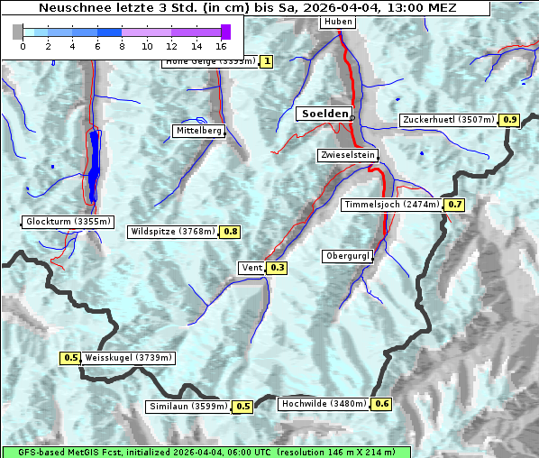 Neuschnee, 4. 4. 2026