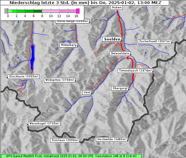 Niederschlag, 2. 1. 2025