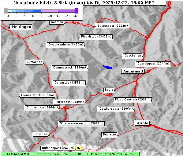 Neuschnee, 23. 12. 2025