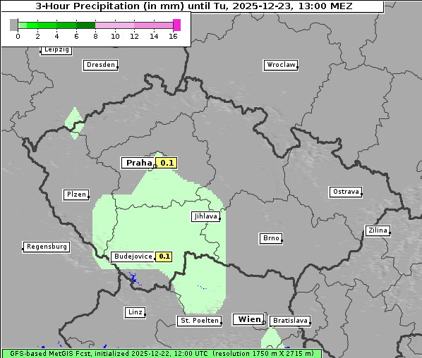 Niederschlag, 23. 12. 2025
