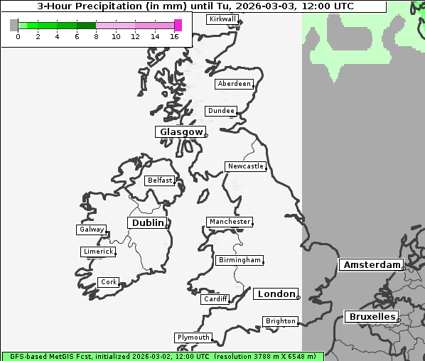 Niederschlag, 3. 3. 2026