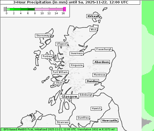Niederschlag, 22. 11. 2025