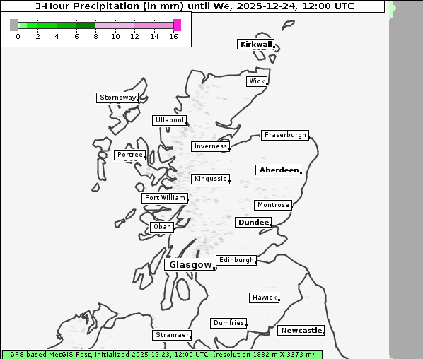 Niederschlag, 24. 12. 2025