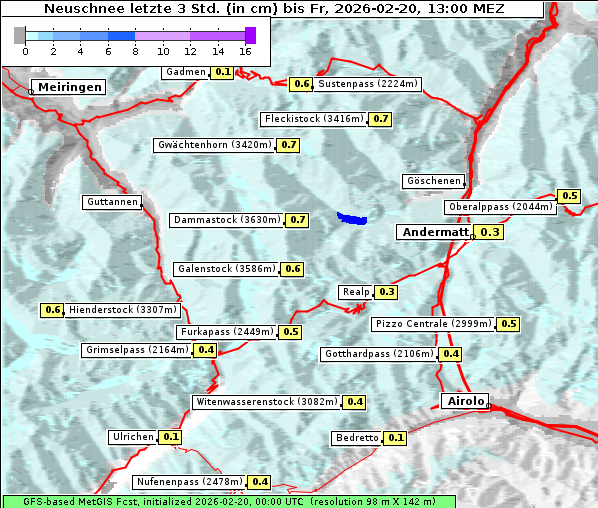 Neuschnee, 20. 2. 2026