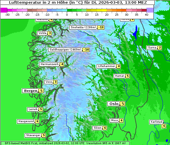 Temperatur, 3. 3. 2026