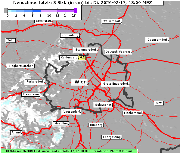 Neuschnee, 17. 2. 2026