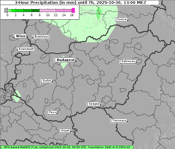 Niederschlag, 30. 10. 2025