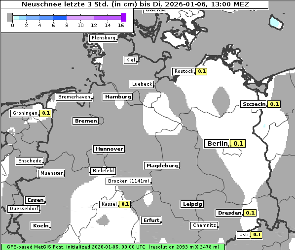 Neuschnee, 6. 1. 2026