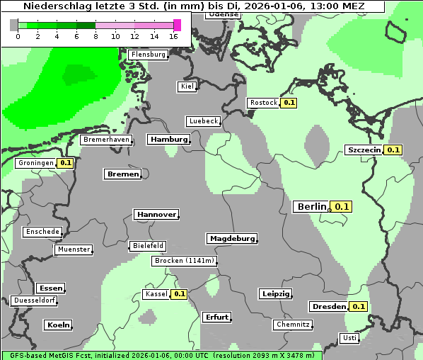 Niederschlag, 6. 1. 2026