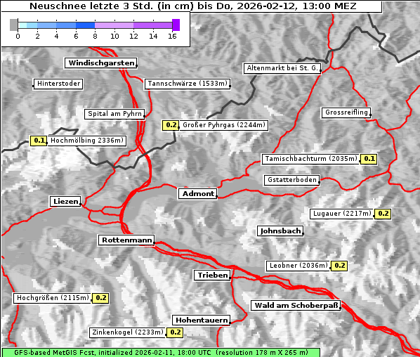 Neuschnee, 12. 2. 2026