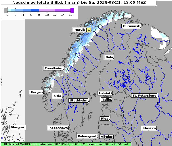 Neuschnee, 21. 3. 2026
