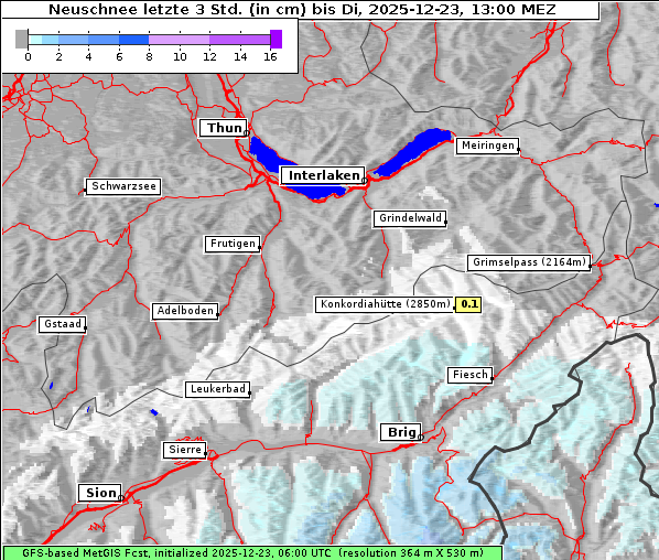 Neuschnee, 23. 12. 2025