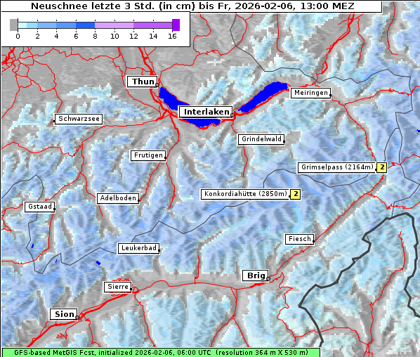 Neuschnee, 6. 2. 2026