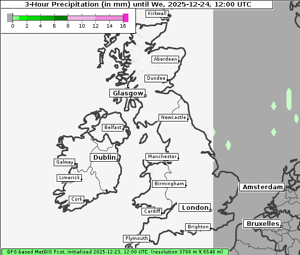 Niederschlag, 24. 12. 2025